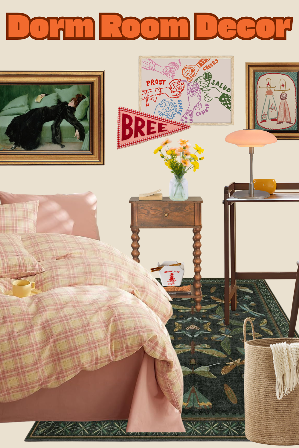 Dorm Room Decor Ideas for a Cozy, Collected Space